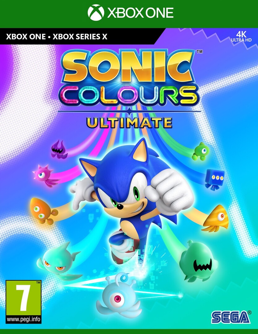 Xbox One Sonic Colours Ultimate borítókép