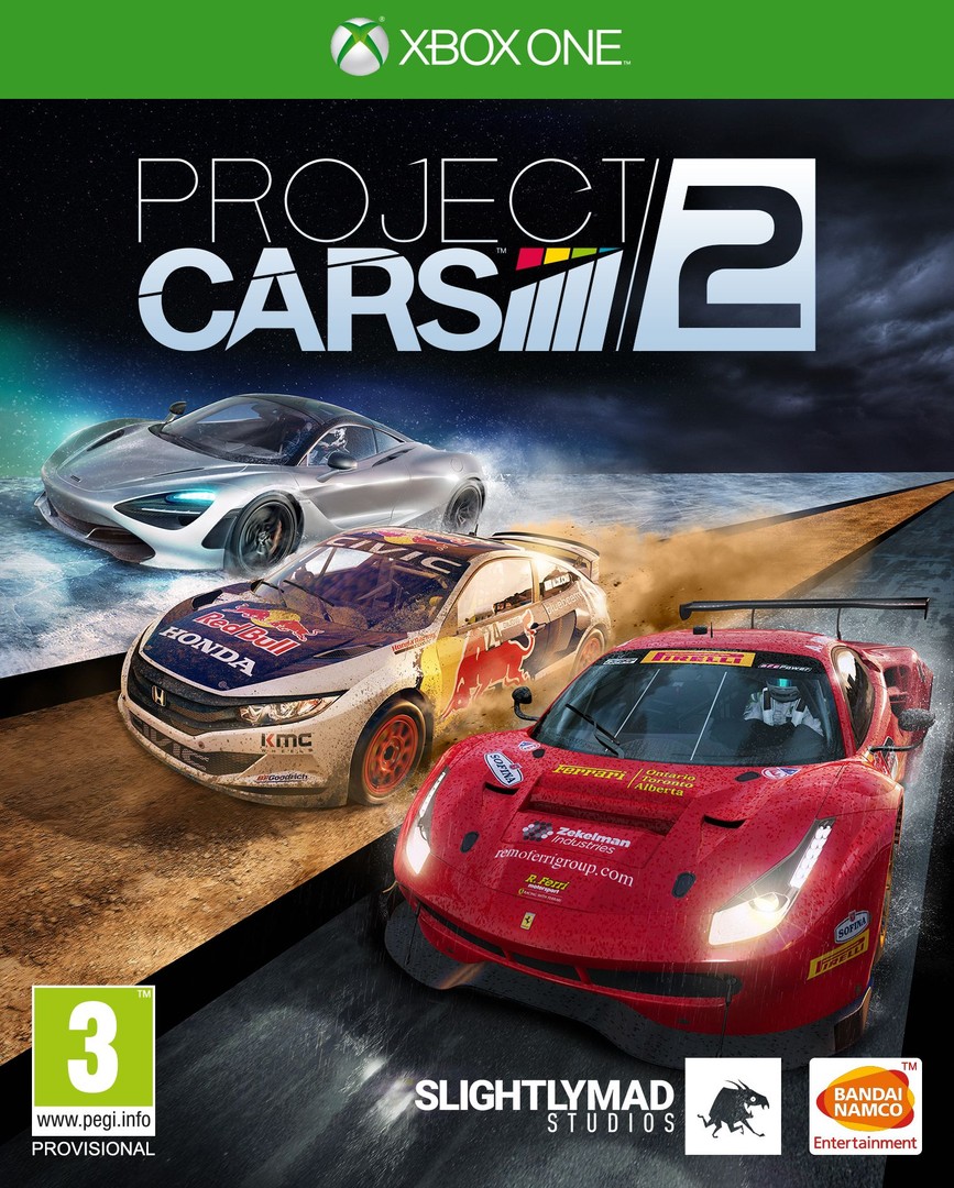 Xbox Series X, Xbox One Project CARS 2 borítókép