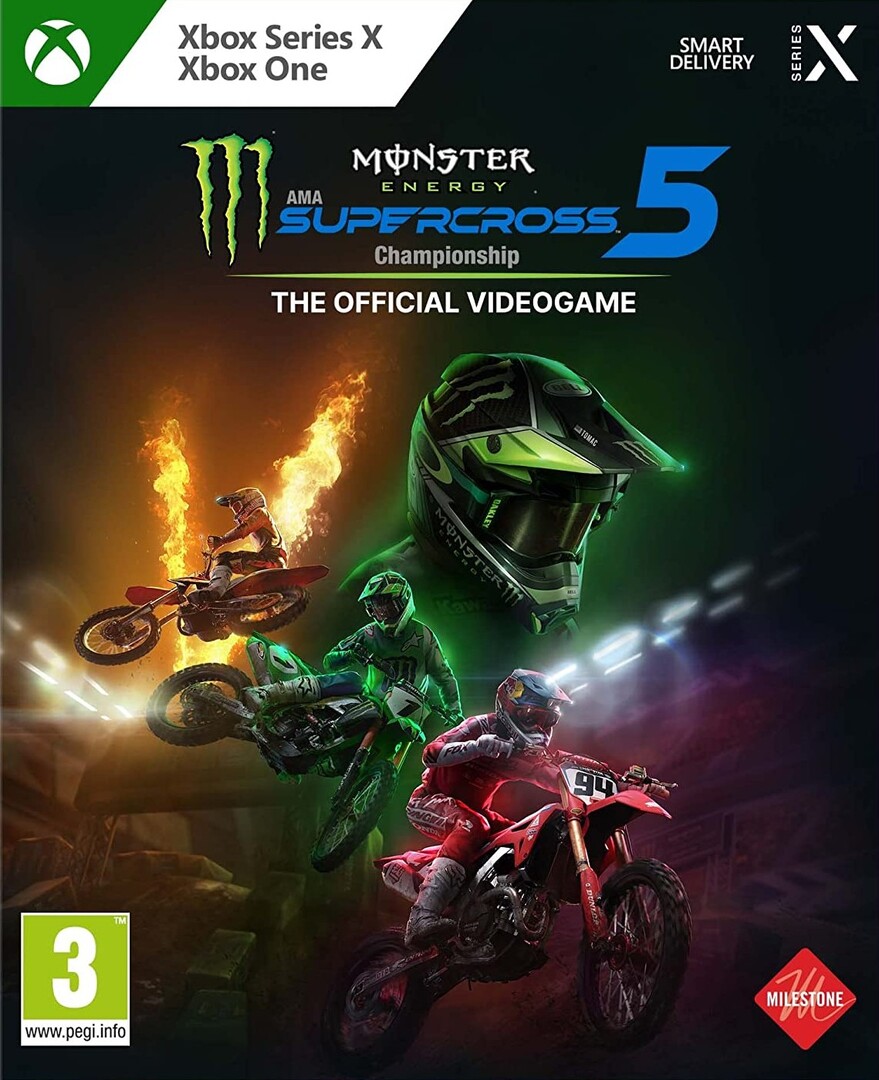 Xbox Series X Monster Energy Supercross 5 - The Official Videogame Xbox Series X borítókép