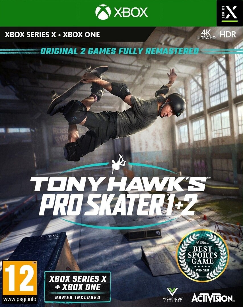 Xbox Series X Tony Hawks Pro Skater 1+2 Xbox Series X borítókép