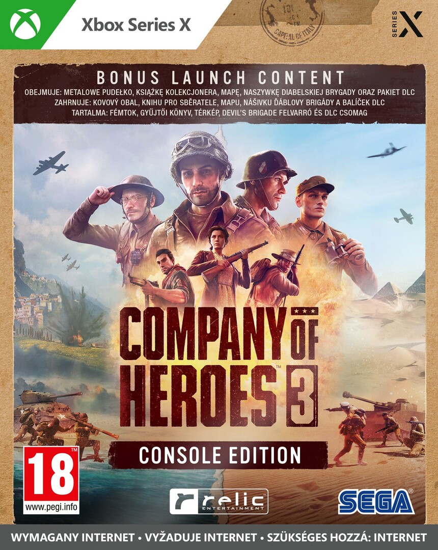 Xbox Series X Company of Heroes 3 Console Edition Xbox Series X borítókép