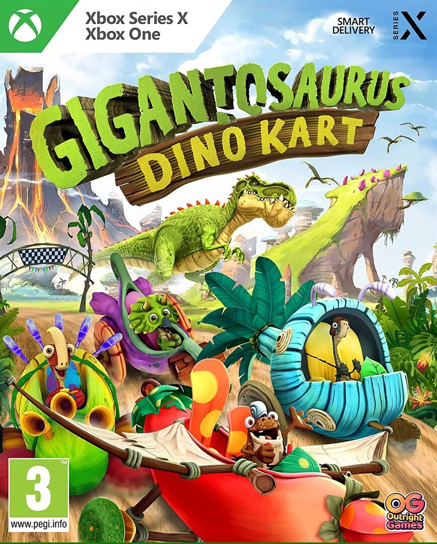 Xbox Series X, Xbox One Gigantosaurus Dino Kart borítókép