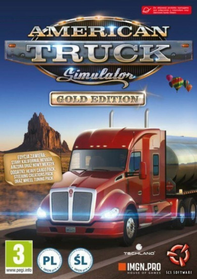 Digitális vásárlás (PC) American Truck Simulator Gold Edition LETÖLTŐKÓD