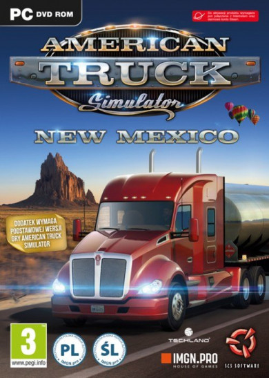 Digitális vásárlás (PC) American Truck Simulator - New Mexico LETÖLTŐKÓD