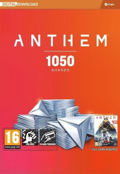 Digitális vásárlás (PC) Anthem: 1050 Shards - pakiet tektytów LETÖLTŐKÓD
