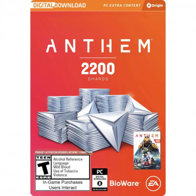Digitális vásárlás (PC) Anthem: 2200 Shards - pakiet tektytów LETÖLTŐKÓD