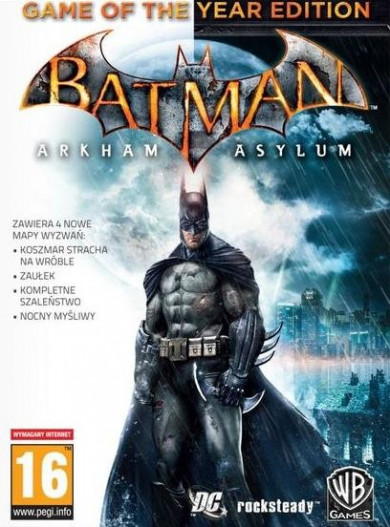 Digitális vásárlás (PC) Batman Arkham Asylum Game of The Year Edition LETÖLTŐKÓD
