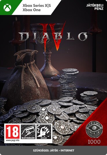 Digitális vásárlás (Xbox) Diablo IV 1000 Platinum Xbox Live LETÖLTŐKÓD