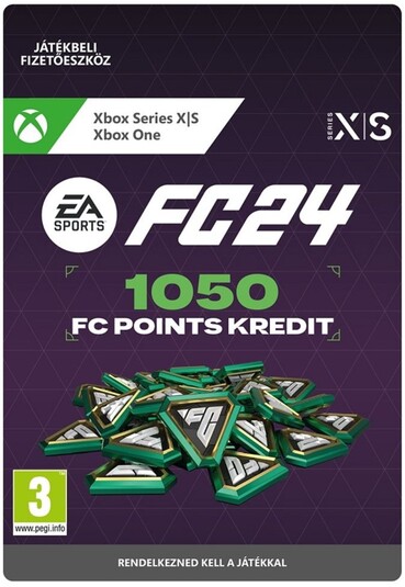 Digitális vásárlás (Xbox) EA Sports FC 24 1050 FC Points Xbox Live LETÖLTŐKÓD