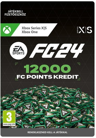 Digitális vásárlás (Xbox) EA Sports FC 24 12000 FC Points Xbox Live LETÖLTŐKÓD
