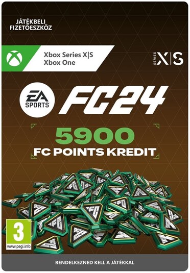 Digitális vásárlás (Xbox) EA Sports FC 24 5900 FC Points Xbox Live LETÖLTŐKÓD
