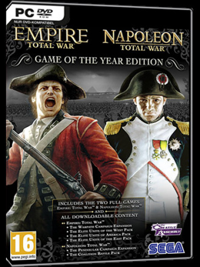 Digitális vásárlás (PC) Empire: Total War oraz Napoleon: Total War - Game of the Year Edition Steam LETÖLTŐKÓD