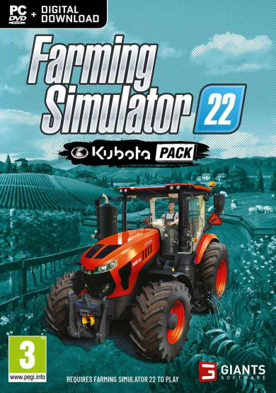 Digitális vásárlás (PC) Farming Simulator 22 - Kubota Pack LETÖLTŐKÓD borítókép