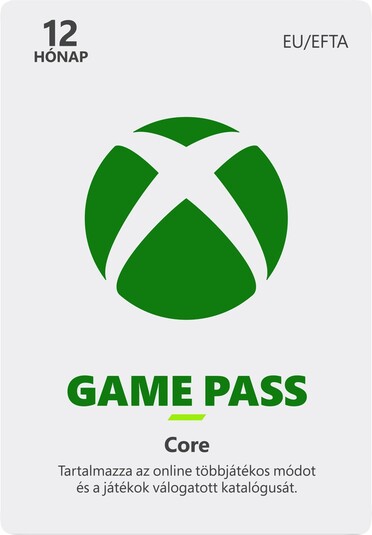 Digitális vásárlás (Xbox) XBOX Game Pass Core 12 hónapos Xbox Live LETÖLTŐKÓD