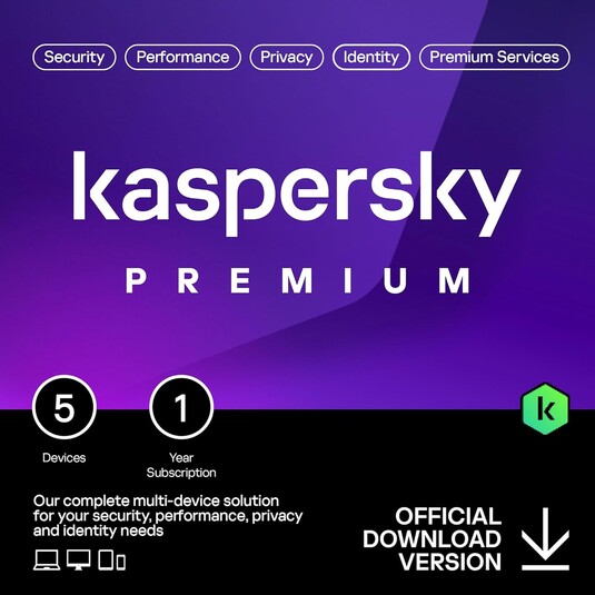 Digitális vásárlás (PC) Kaspersky Premium (20 gép, 1 év) LETÖLTŐKÓD