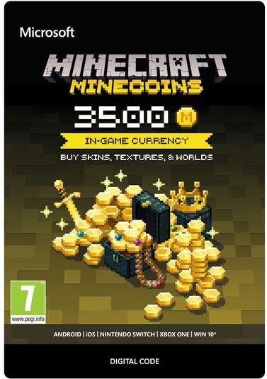 Digitális vásárlás (Xbox) Minecraft: Minecoins Pack: 3500 Coins Xbox Live LETÖLTŐKÓD