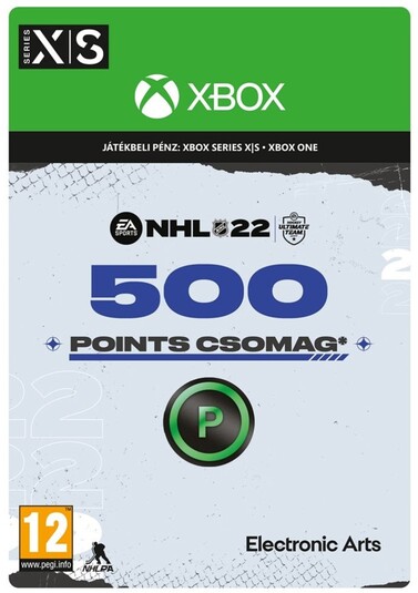 Digitális vásárlás (Xbox) NHL 22: 500 Points Xbox Live LETÖLTŐKÓD