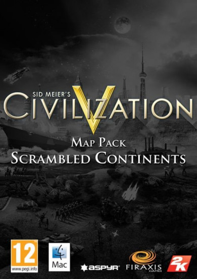 Digitális vásárlás (PC) Sid Meier's Civilization V: Scrambled Continents Map Pack LETÖLTŐKÓD