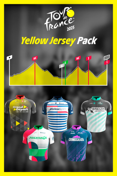 Digitális vásárlás (PC) Tour de France 2025 - Yellow Jersey Pack LETÖLTŐKÓD