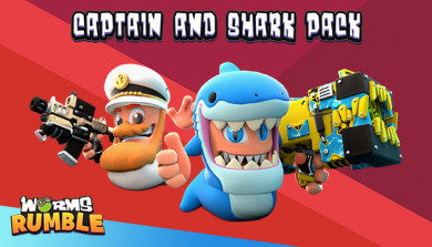Digitális vásárlás (PC) Worms Rumble - Captain & Shark Double Pack LETÖLTŐKÓD
