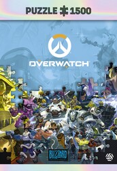 Játék Overwatch Heroes Collage 1500 darabos puzzle