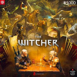 Játék The Witcher: Playing Gwent 1000 darabos puzzle