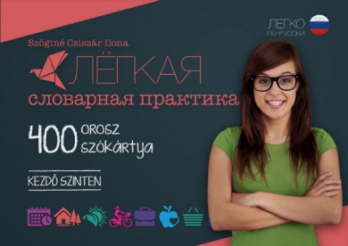 Könyv 400 Orosz szókártya - Kezdő szinten (Szöginé Csiszár Ilona)