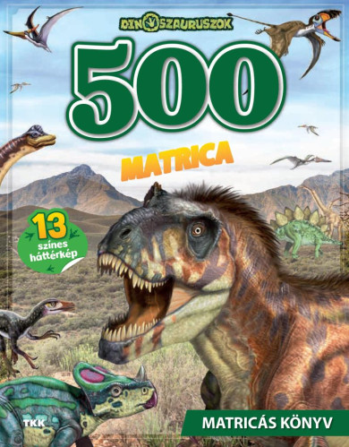 Könyv 500 matrica - Dinoszauruszok