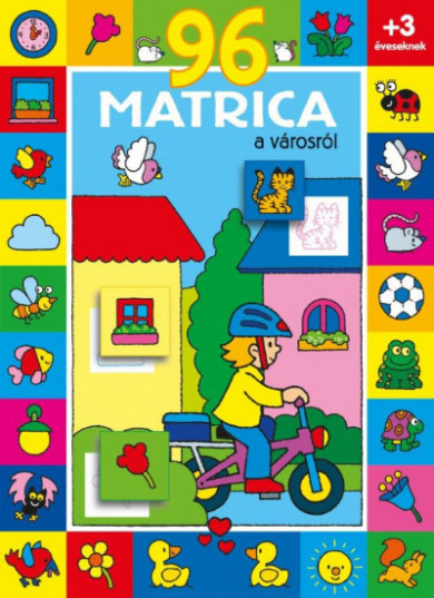Könyv 96 matrica a városról