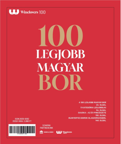 Könyv A 100 legjobb magyar bor 2025 - Winelovers 100