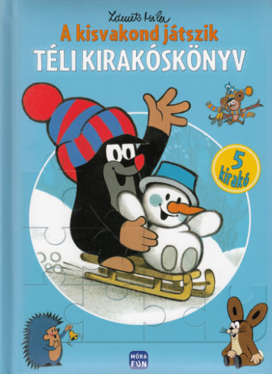 Könyv A kisvakond játszik - Téli kirakóskönyv (Zdenk Miler)