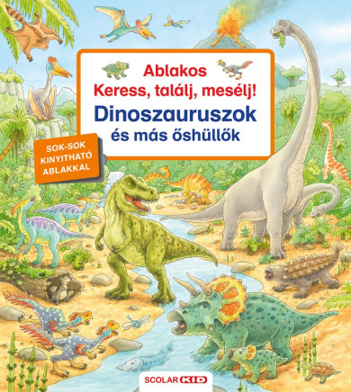 Könyv Ablakos Keress, találj, mesélj! - Dinoszauruszok és más hüllők (Peter 