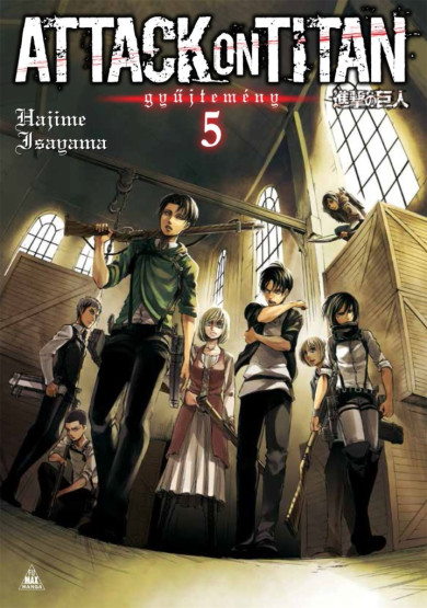 Könyv Attack on Titan-gyűjtemény 5. (Hajime Isayama)