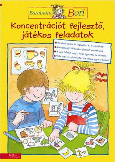 Könyv Barátnőm, Bori - Koncentrációt fejlesztő játékos feladatok (Hanna Söre