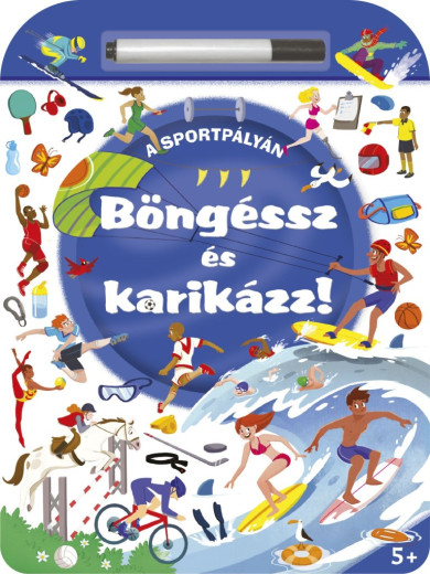 Könyv Böngéssz és karikázz! - A sportpályán
