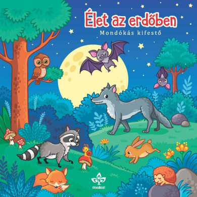Könyv Élet az erdőben - Mondókás kifestő
