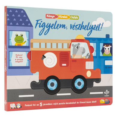 Könyv Figyelem, vészhelyzet! - Fedezd fel az 5 járműben rejlő puzzle-darabok