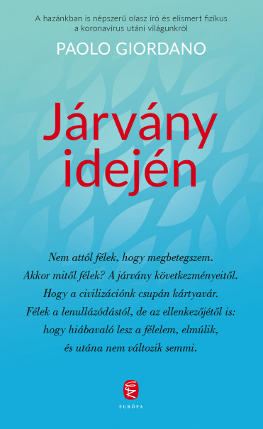 Könyv Járvány idején (Paolo Giordano)