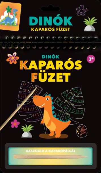 Könyv Kaparós füzet - Dinók