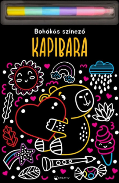 Könyv Kapibara - Bohókás színező
