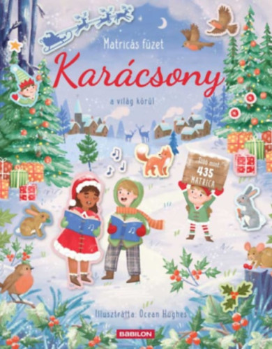 Könyv Karácsony a világ körül - Matricás füzet (Joli Hannah)