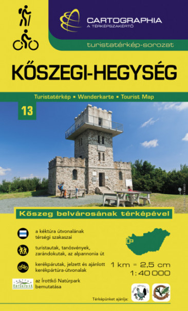 Könyv Kőszegi-hegység turistatérkép