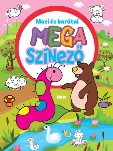 Könyv Maci és barátai - Mega színező