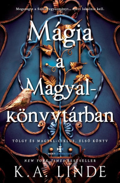 Könyv Mágia a Magyalkönyvtárban - Éldekorált kiadás (K. A. Linde)