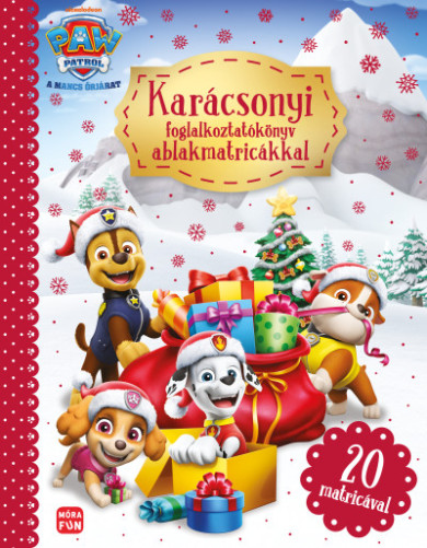 Könyv Mancs Őrjárat. Karácsonyi foglalkoztatókönyv ablakmatricákkal