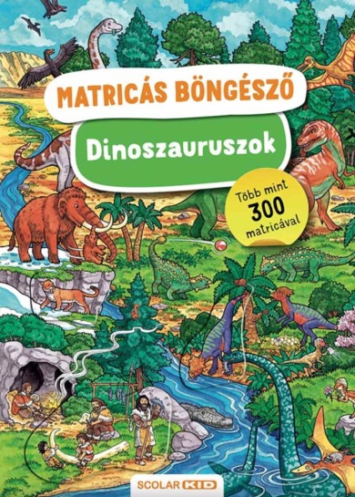 Könyv Matricás böngésző - Dinoszauruszok (Caryad)