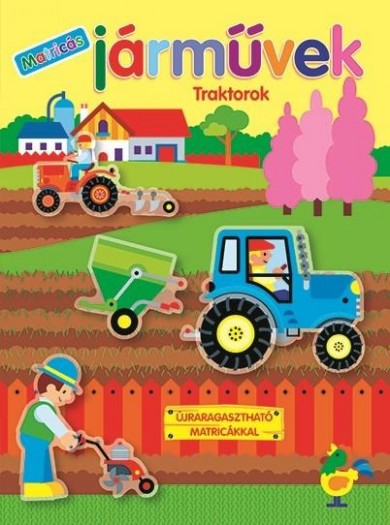 Könyv Matricás járművek - Traktorok