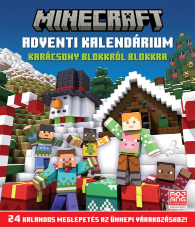 Könyv Minecraft - Adventi kalendárium - Karácsony blokkról blokkra