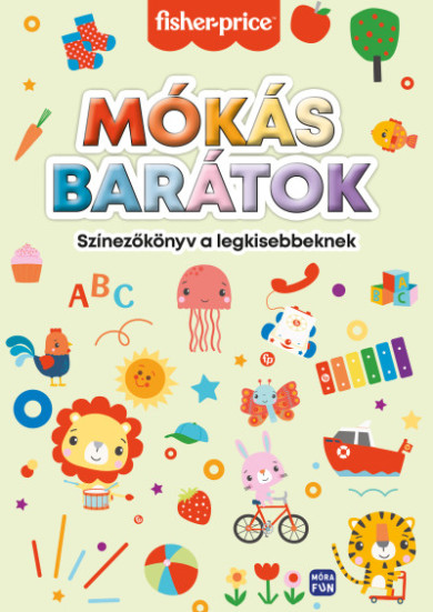 Könyv Mókás barátok - színezőkönyv a legkisebbeknek - Fisher - Price
