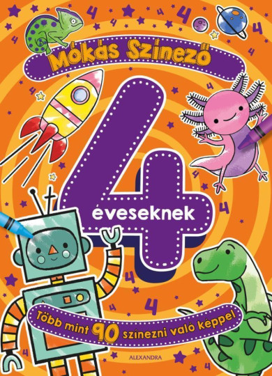 Könyv Mókás színező 4 éveseknek